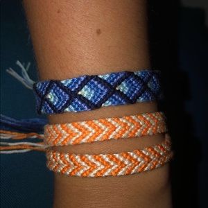 Handmade friendship bracelets